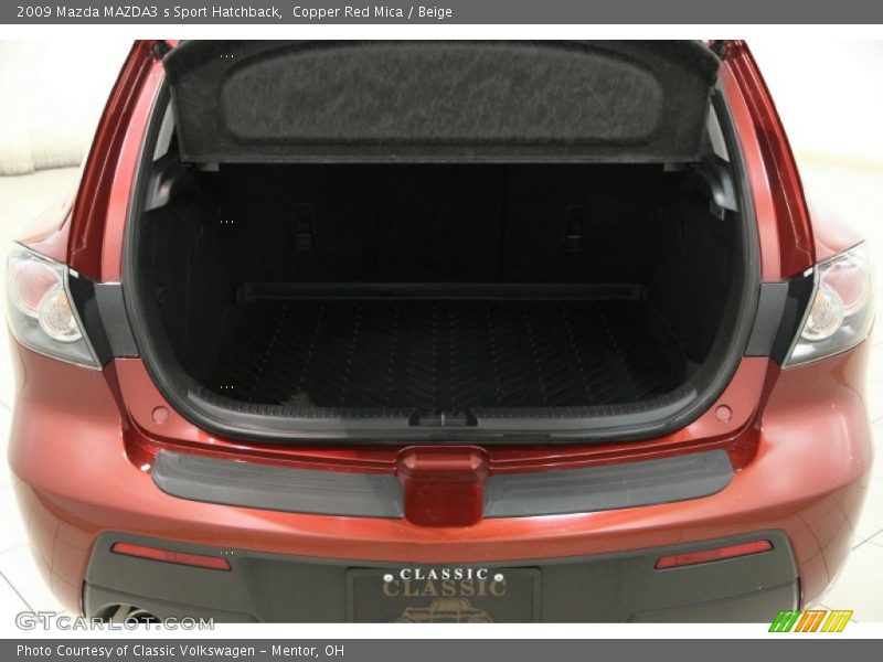Copper Red Mica / Beige 2009 Mazda MAZDA3 s Sport Hatchback