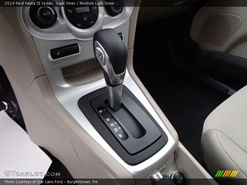Ingot Silver / Medium Light Stone 2014 Ford Fiesta SE Sedan