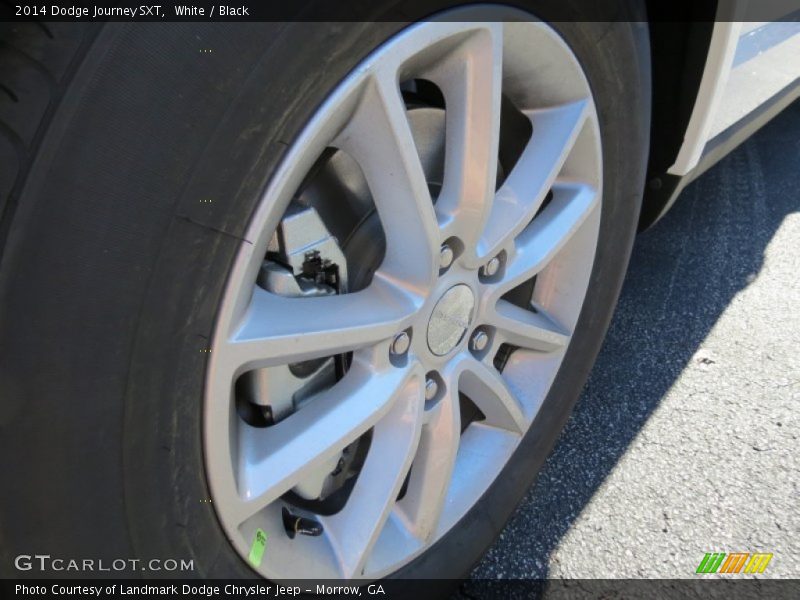 White / Black 2014 Dodge Journey SXT