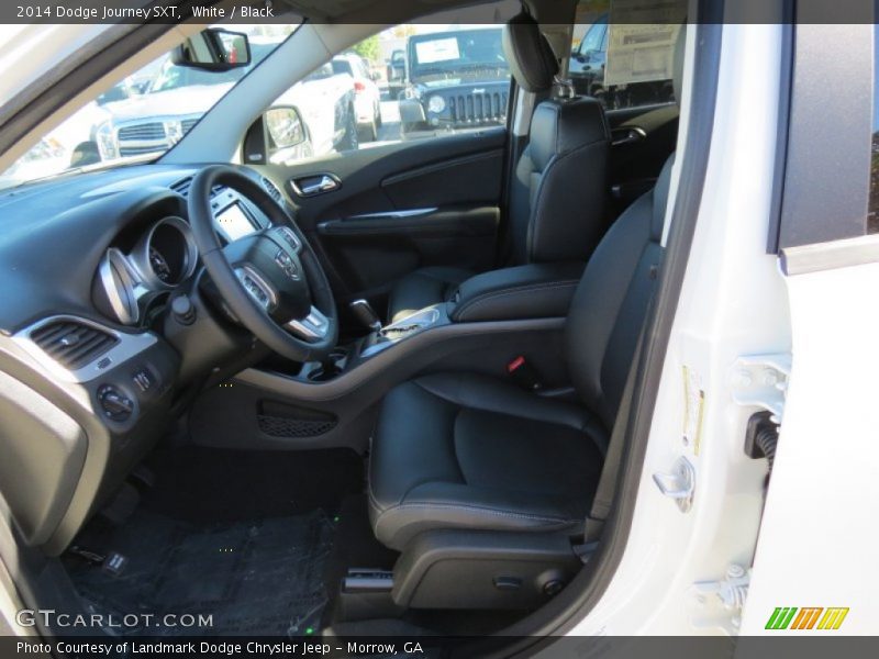White / Black 2014 Dodge Journey SXT