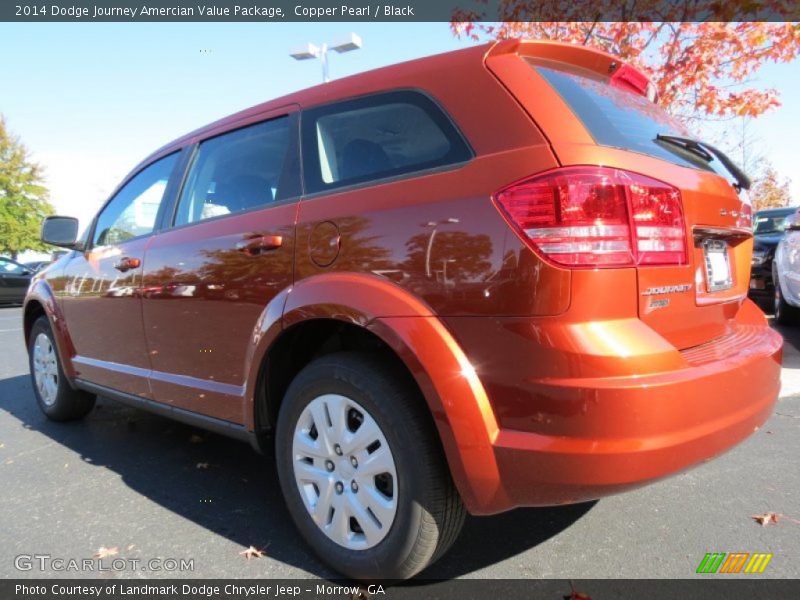 Copper Pearl / Black 2014 Dodge Journey Amercian Value Package