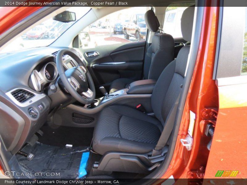 Copper Pearl / Black 2014 Dodge Journey Amercian Value Package