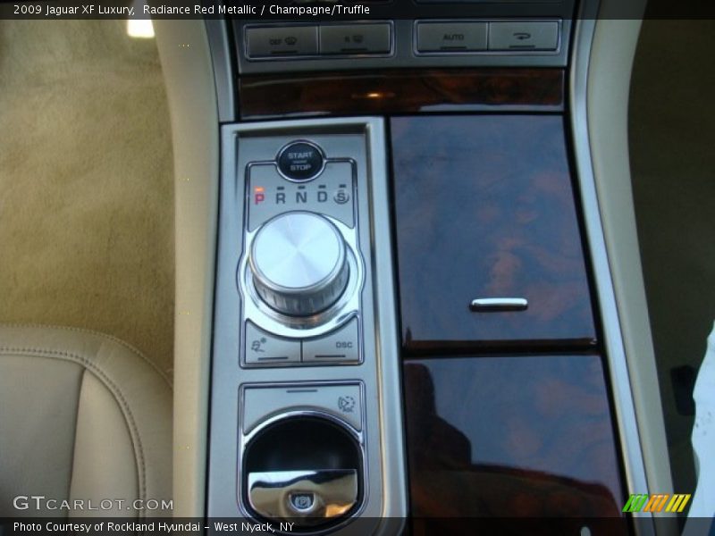 Radiance Red Metallic / Champagne/Truffle 2009 Jaguar XF Luxury