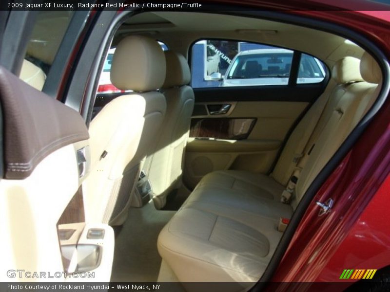 Radiance Red Metallic / Champagne/Truffle 2009 Jaguar XF Luxury