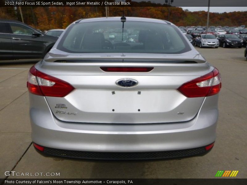 Ingot Silver Metallic / Charcoal Black 2012 Ford Focus SE Sport Sedan