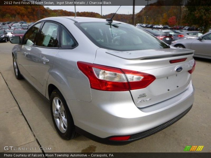 Ingot Silver Metallic / Charcoal Black 2012 Ford Focus SE Sport Sedan