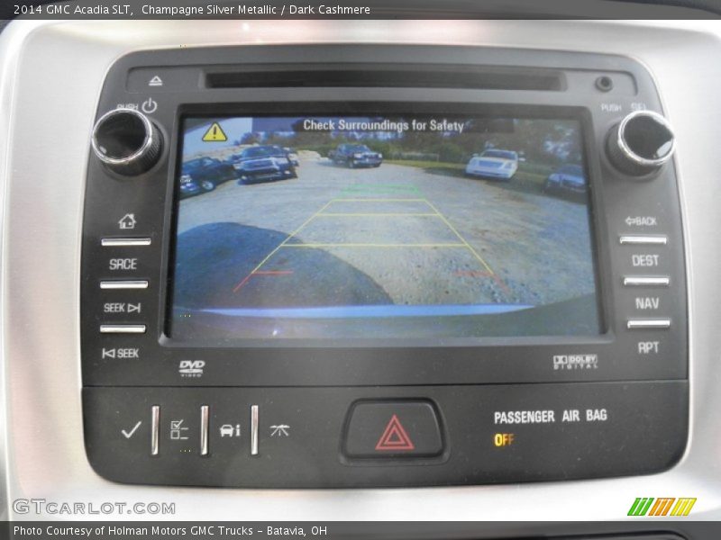 Champagne Silver Metallic / Dark Cashmere 2014 GMC Acadia SLT