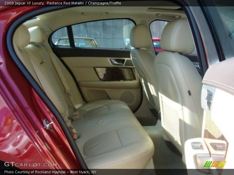 Radiance Red Metallic / Champagne/Truffle 2009 Jaguar XF Luxury