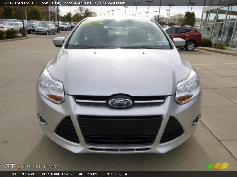 Ingot Silver Metallic / Charcoal Black 2012 Ford Focus SE Sport Sedan
