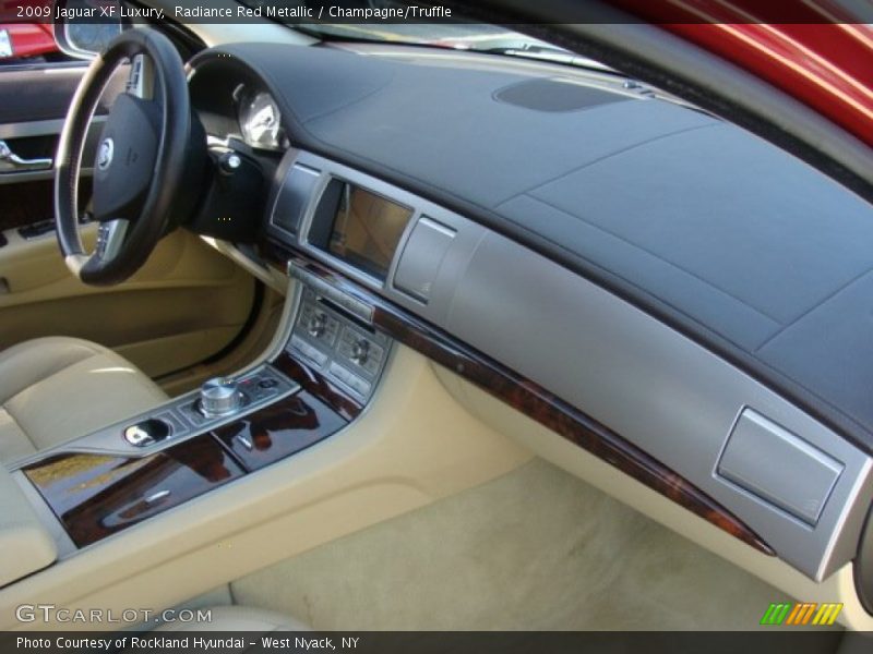 Radiance Red Metallic / Champagne/Truffle 2009 Jaguar XF Luxury