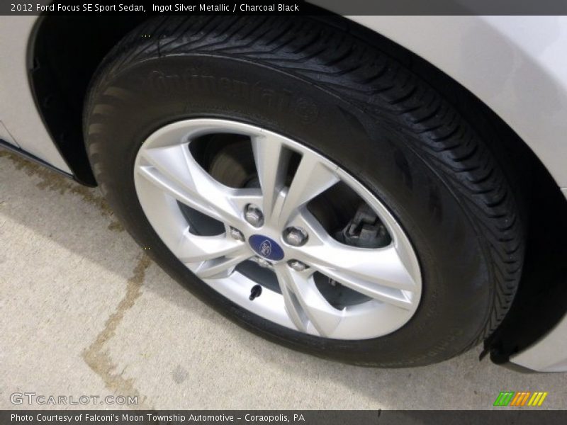 Ingot Silver Metallic / Charcoal Black 2012 Ford Focus SE Sport Sedan