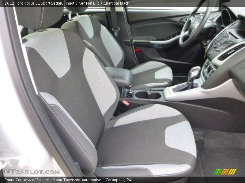 Ingot Silver Metallic / Charcoal Black 2012 Ford Focus SE Sport Sedan