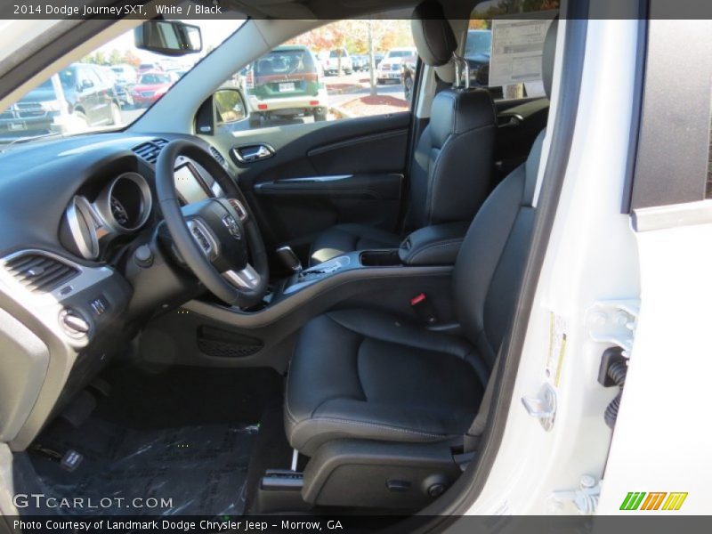 White / Black 2014 Dodge Journey SXT