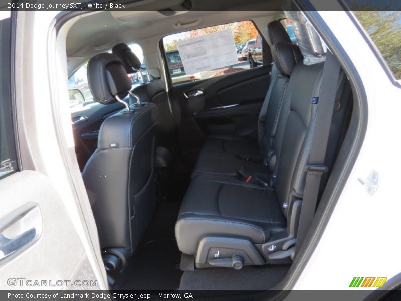 White / Black 2014 Dodge Journey SXT
