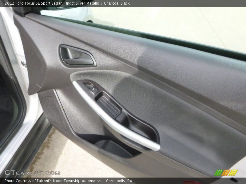 Ingot Silver Metallic / Charcoal Black 2012 Ford Focus SE Sport Sedan