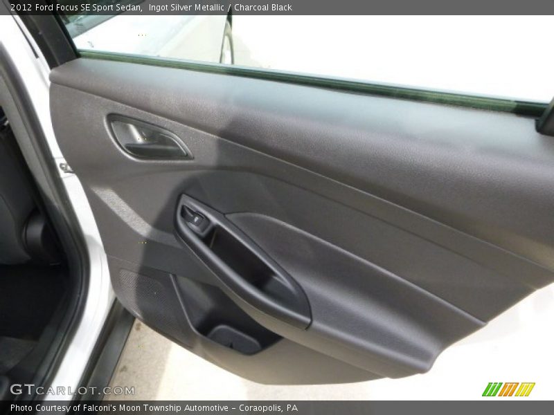 Ingot Silver Metallic / Charcoal Black 2012 Ford Focus SE Sport Sedan