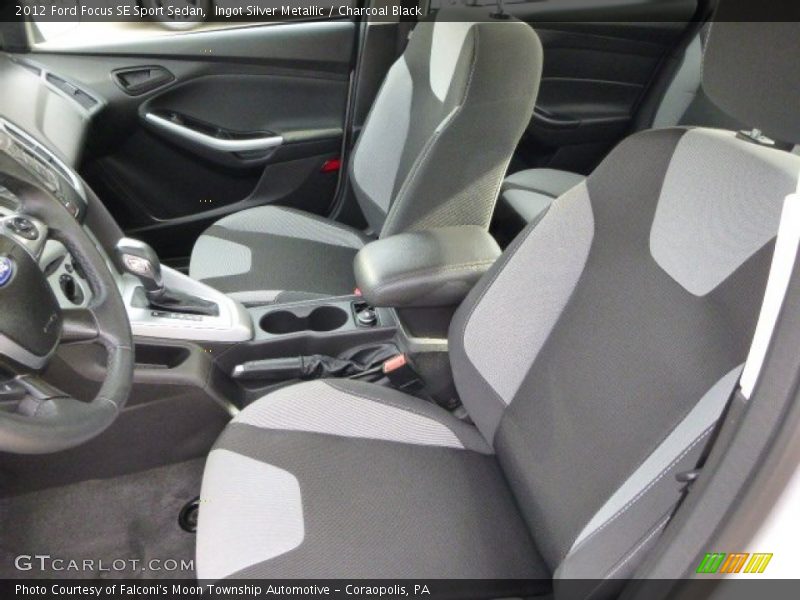 Ingot Silver Metallic / Charcoal Black 2012 Ford Focus SE Sport Sedan