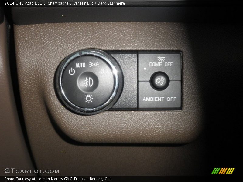 Champagne Silver Metallic / Dark Cashmere 2014 GMC Acadia SLT