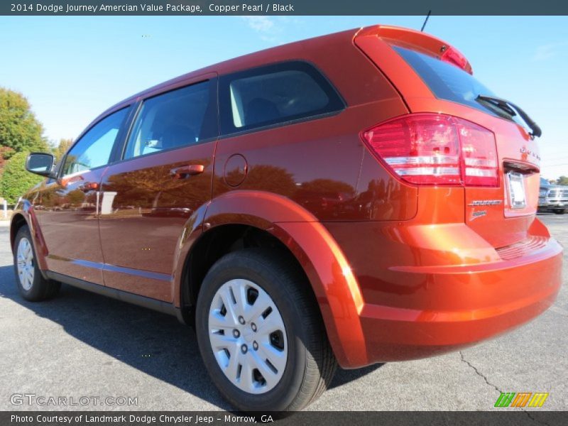 Copper Pearl / Black 2014 Dodge Journey Amercian Value Package