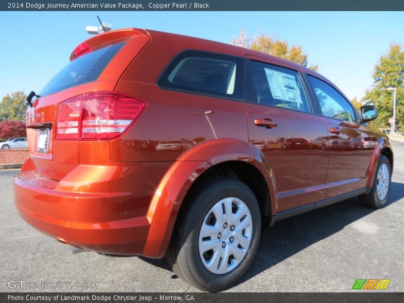 Copper Pearl / Black 2014 Dodge Journey Amercian Value Package