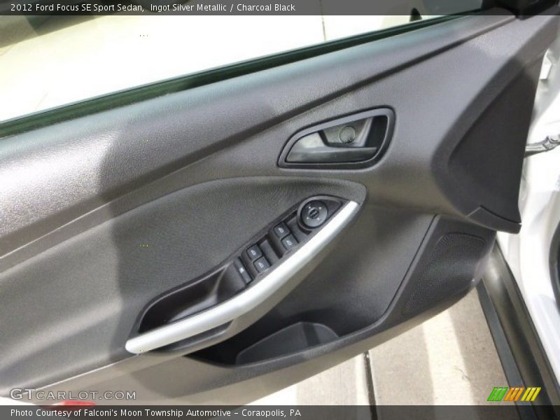 Ingot Silver Metallic / Charcoal Black 2012 Ford Focus SE Sport Sedan