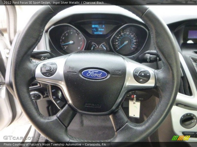 Ingot Silver Metallic / Charcoal Black 2012 Ford Focus SE Sport Sedan