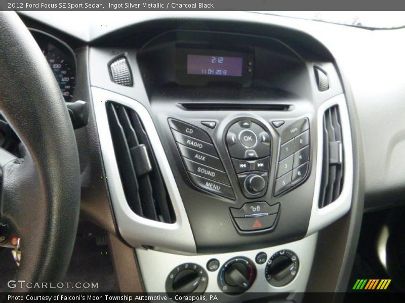 Ingot Silver Metallic / Charcoal Black 2012 Ford Focus SE Sport Sedan