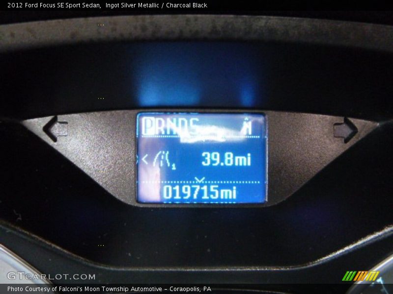 Ingot Silver Metallic / Charcoal Black 2012 Ford Focus SE Sport Sedan