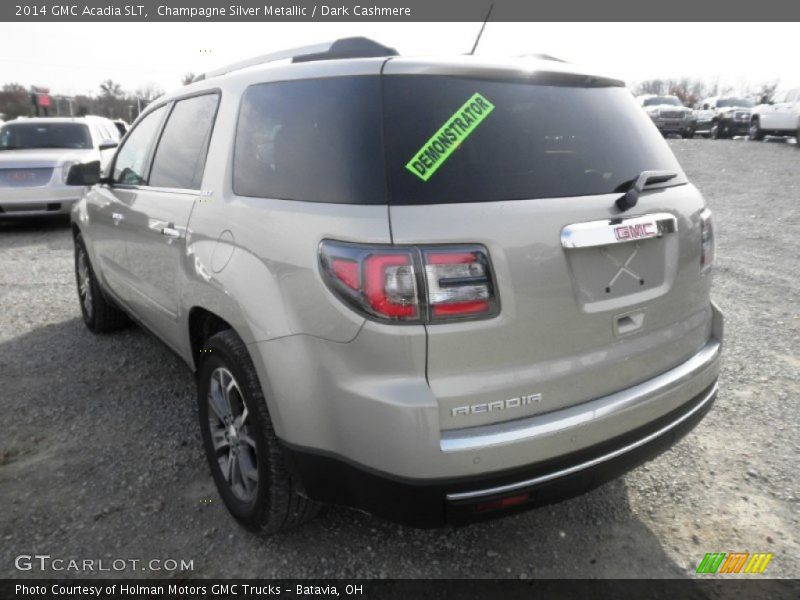 Champagne Silver Metallic / Dark Cashmere 2014 GMC Acadia SLT