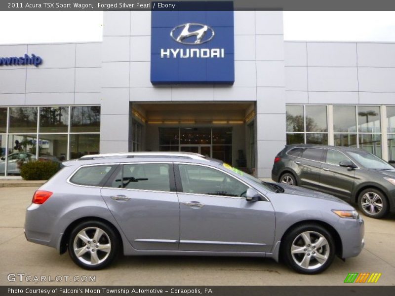 Forged Silver Pearl / Ebony 2011 Acura TSX Sport Wagon