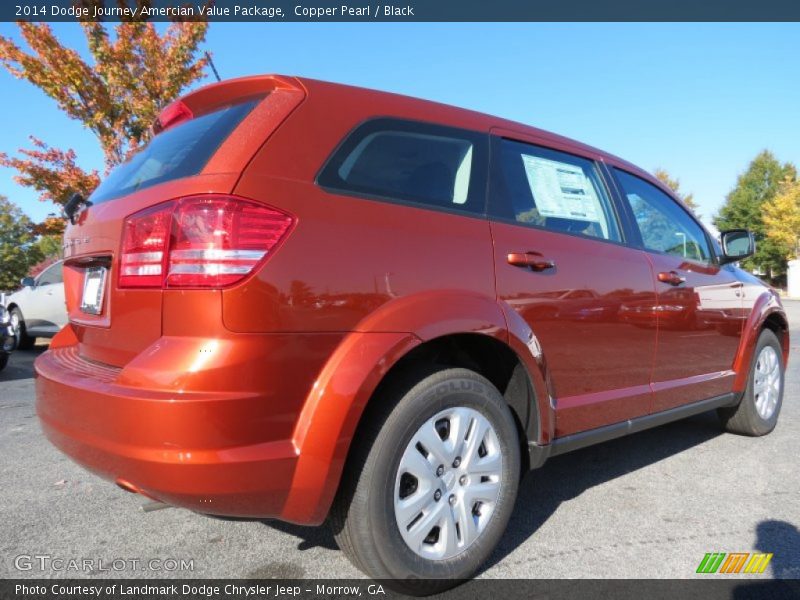 Copper Pearl / Black 2014 Dodge Journey Amercian Value Package