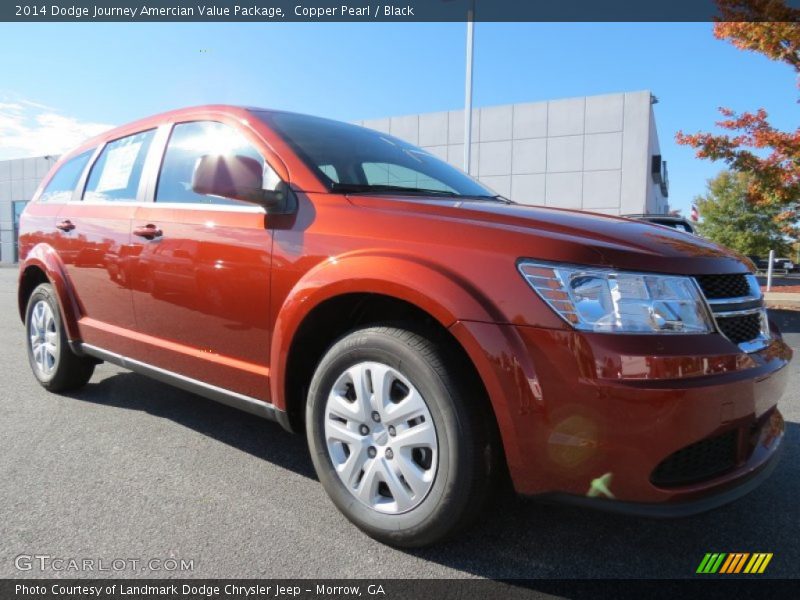 Copper Pearl / Black 2014 Dodge Journey Amercian Value Package