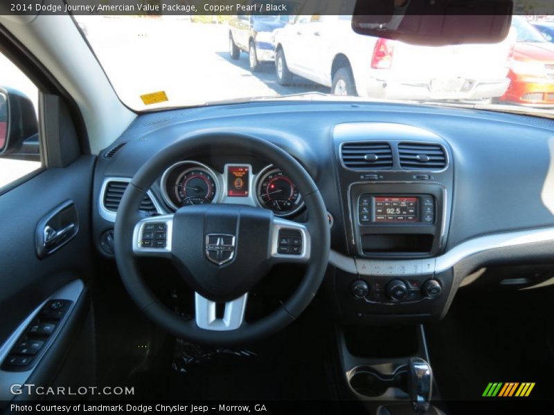 Copper Pearl / Black 2014 Dodge Journey Amercian Value Package