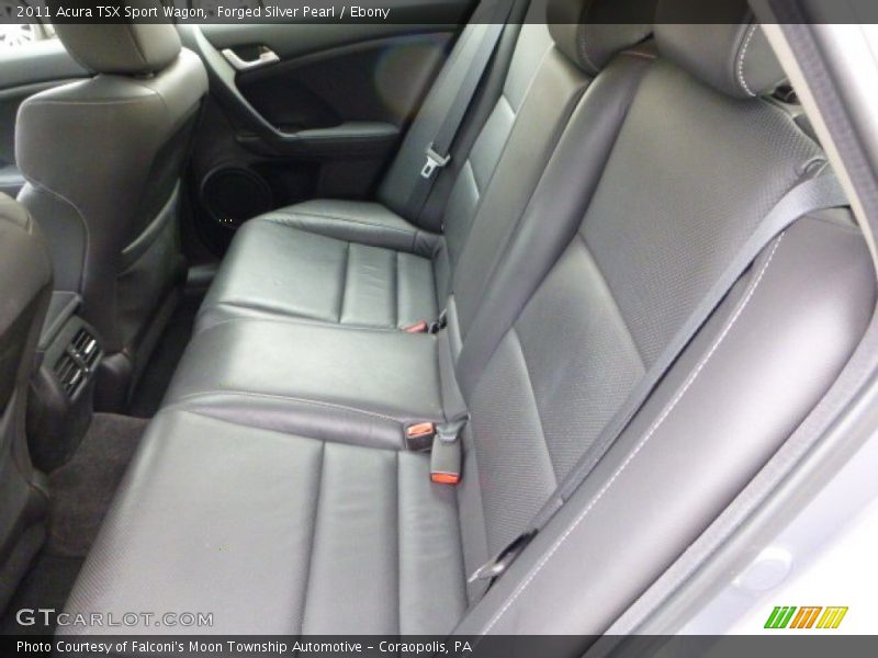 Rear Seat of 2011 TSX Sport Wagon