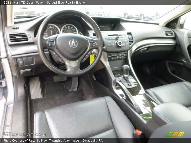Ebony Interior - 2011 TSX Sport Wagon 
