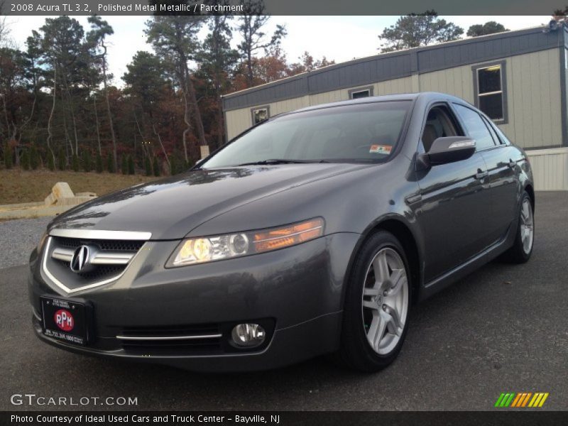 Polished Metal Metallic / Parchment 2008 Acura TL 3.2