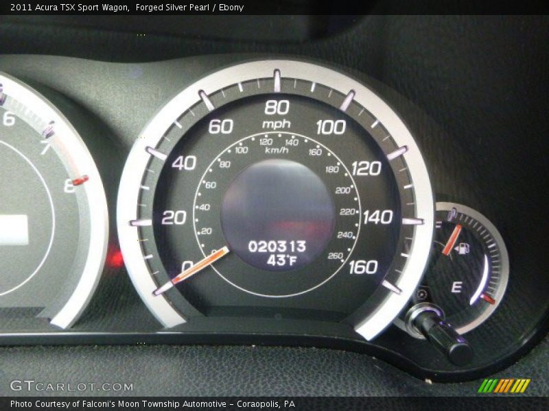 Forged Silver Pearl / Ebony 2011 Acura TSX Sport Wagon