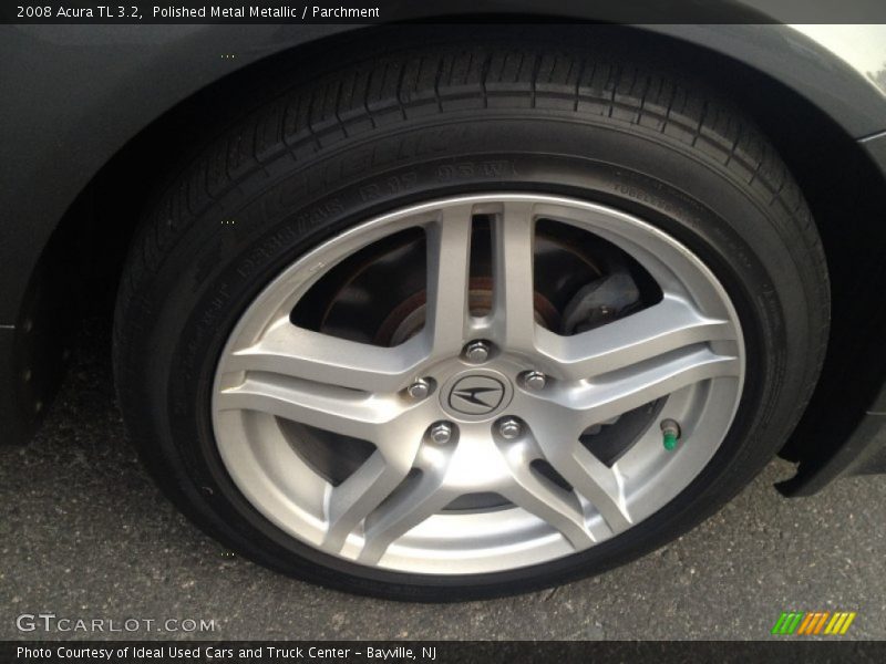 Polished Metal Metallic / Parchment 2008 Acura TL 3.2