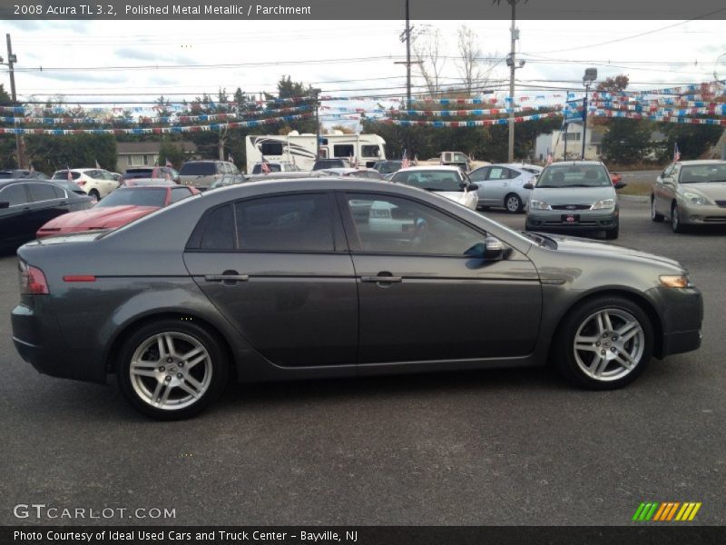 Polished Metal Metallic / Parchment 2008 Acura TL 3.2