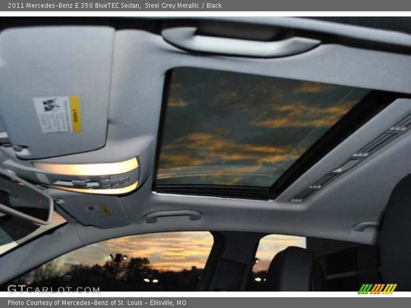Steel Grey Metallic / Black 2011 Mercedes-Benz E 350 BlueTEC Sedan
