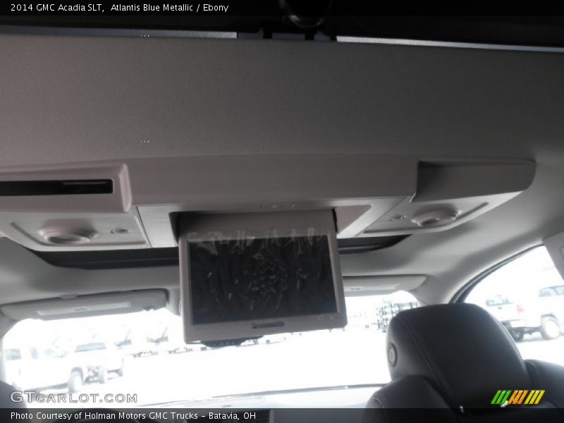 Atlantis Blue Metallic / Ebony 2014 GMC Acadia SLT
