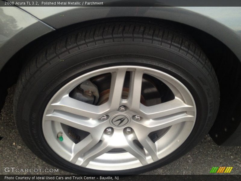 Polished Metal Metallic / Parchment 2008 Acura TL 3.2