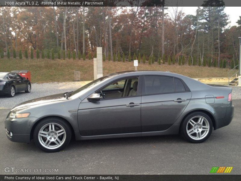 Polished Metal Metallic / Parchment 2008 Acura TL 3.2