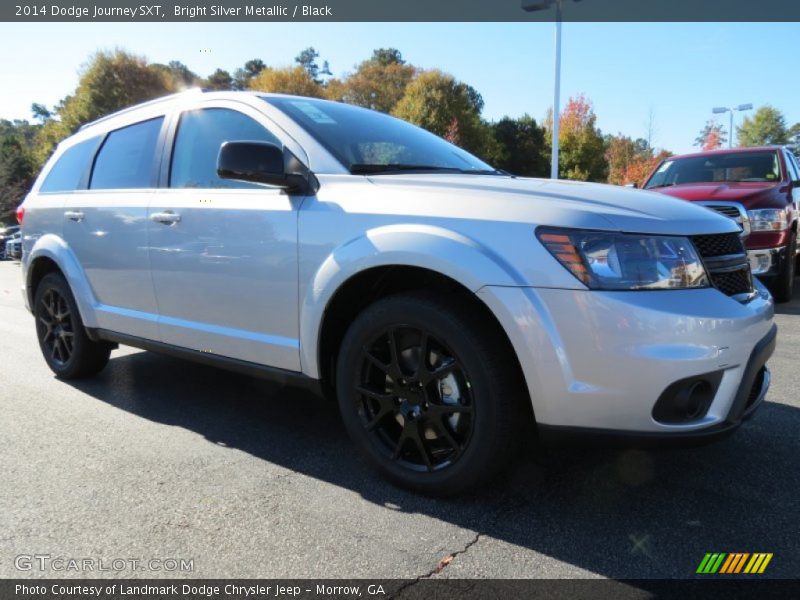 Bright Silver Metallic / Black 2014 Dodge Journey SXT