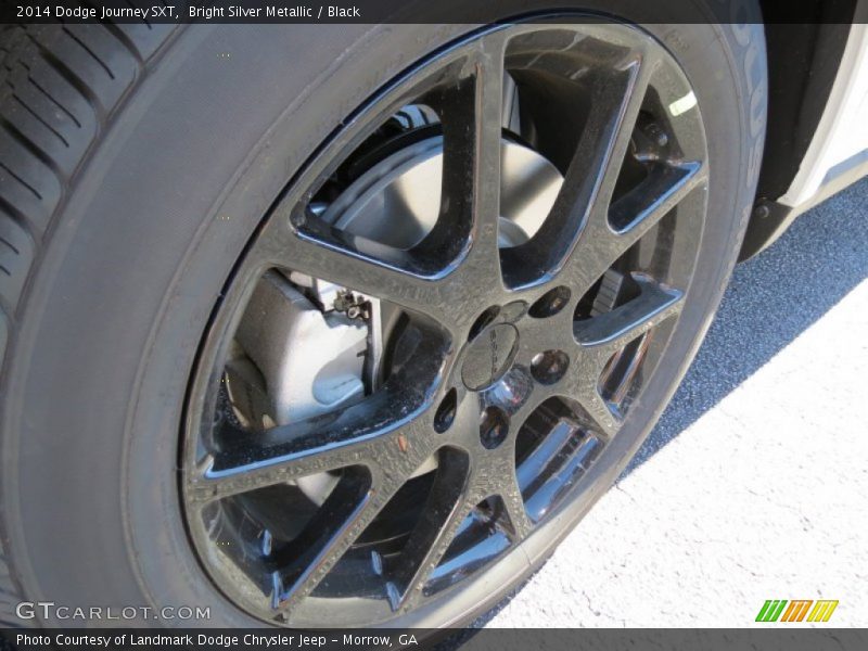 Bright Silver Metallic / Black 2014 Dodge Journey SXT