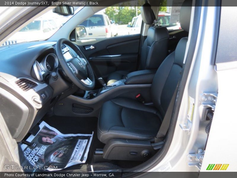 Bright Silver Metallic / Black 2014 Dodge Journey SXT