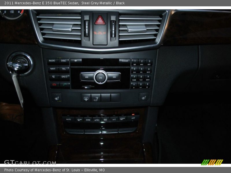 Steel Grey Metallic / Black 2011 Mercedes-Benz E 350 BlueTEC Sedan