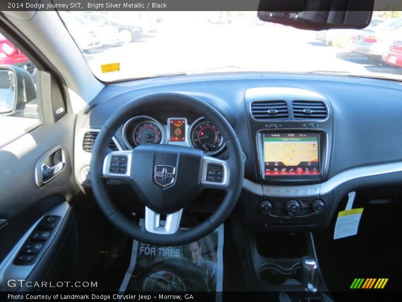 Bright Silver Metallic / Black 2014 Dodge Journey SXT
