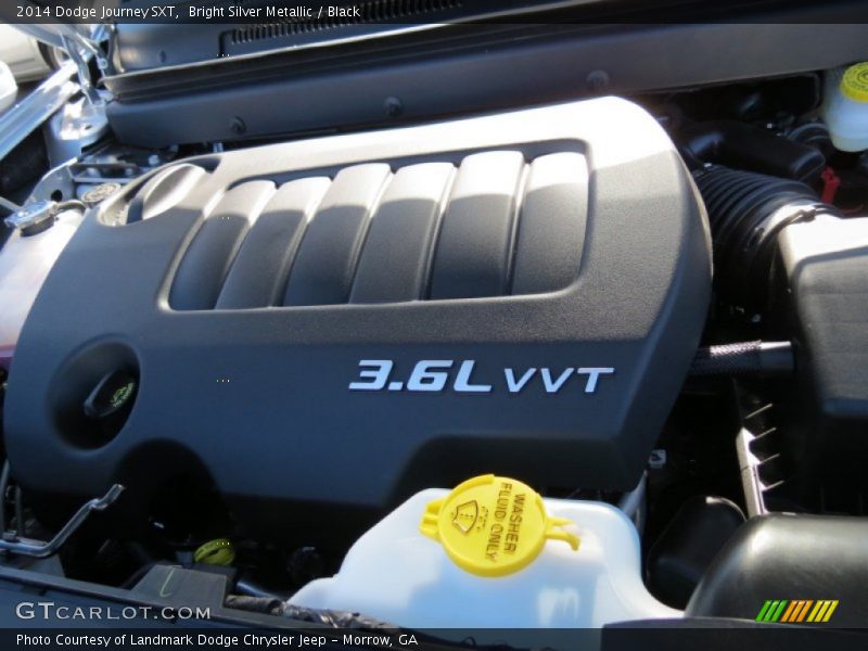 Bright Silver Metallic / Black 2014 Dodge Journey SXT