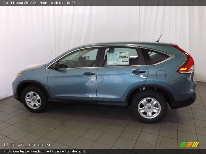 Mountain Air Metallic / Black 2014 Honda CR-V LX